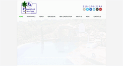 Desktop Screenshot of paradisepools.biz